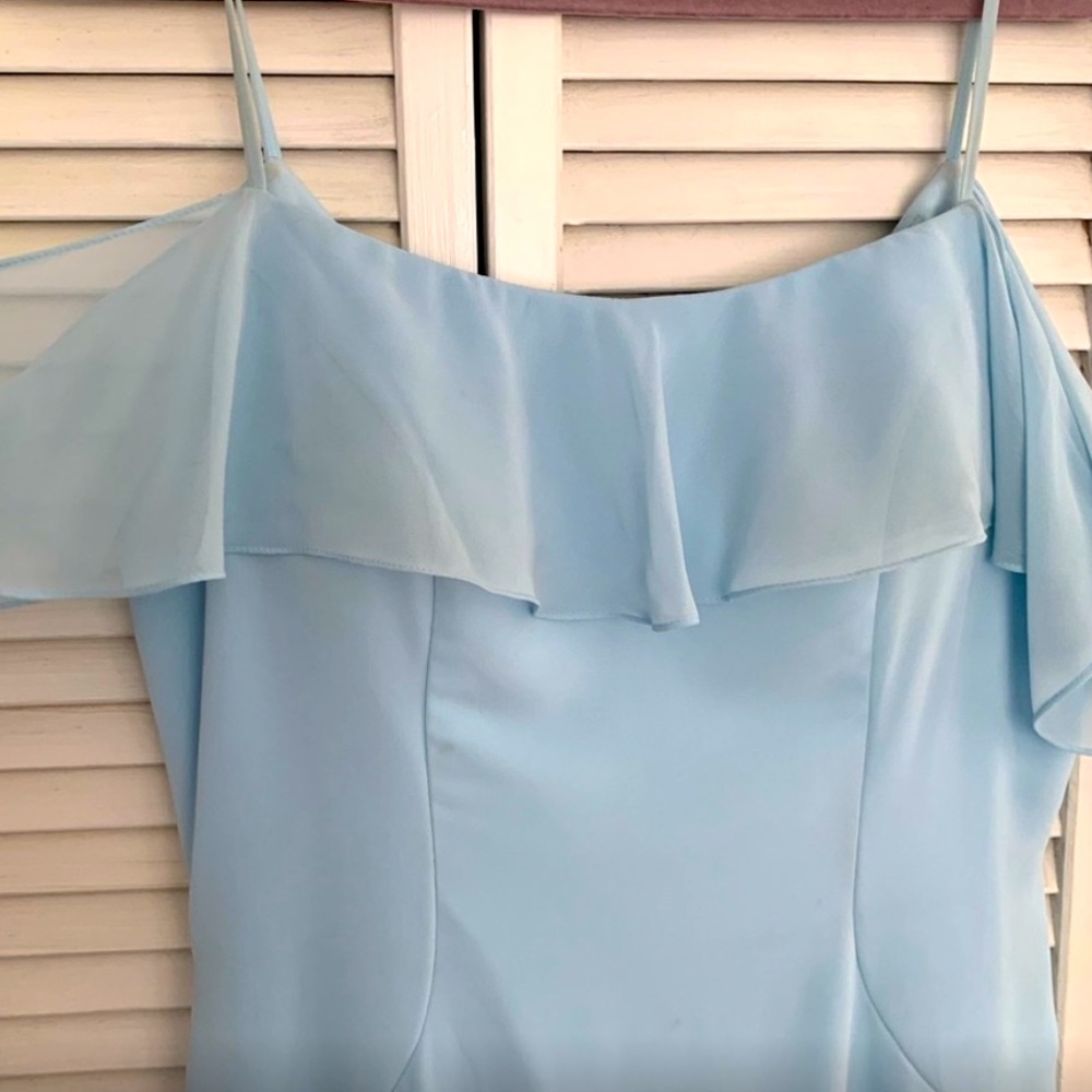 Morilee Bridesmaid Dress Sky Blue Style # 21625